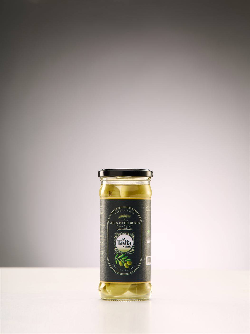 Green Pitted Olives 370G